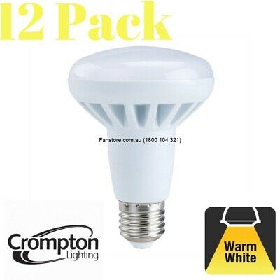12x LED 10W R80 Down Light Globes Bulb Screw E27 Warm White 3000K 750Lm - 27451