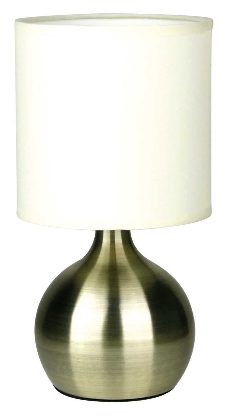 LOTTI TOUCH LAMP ANTIQUE BRASS