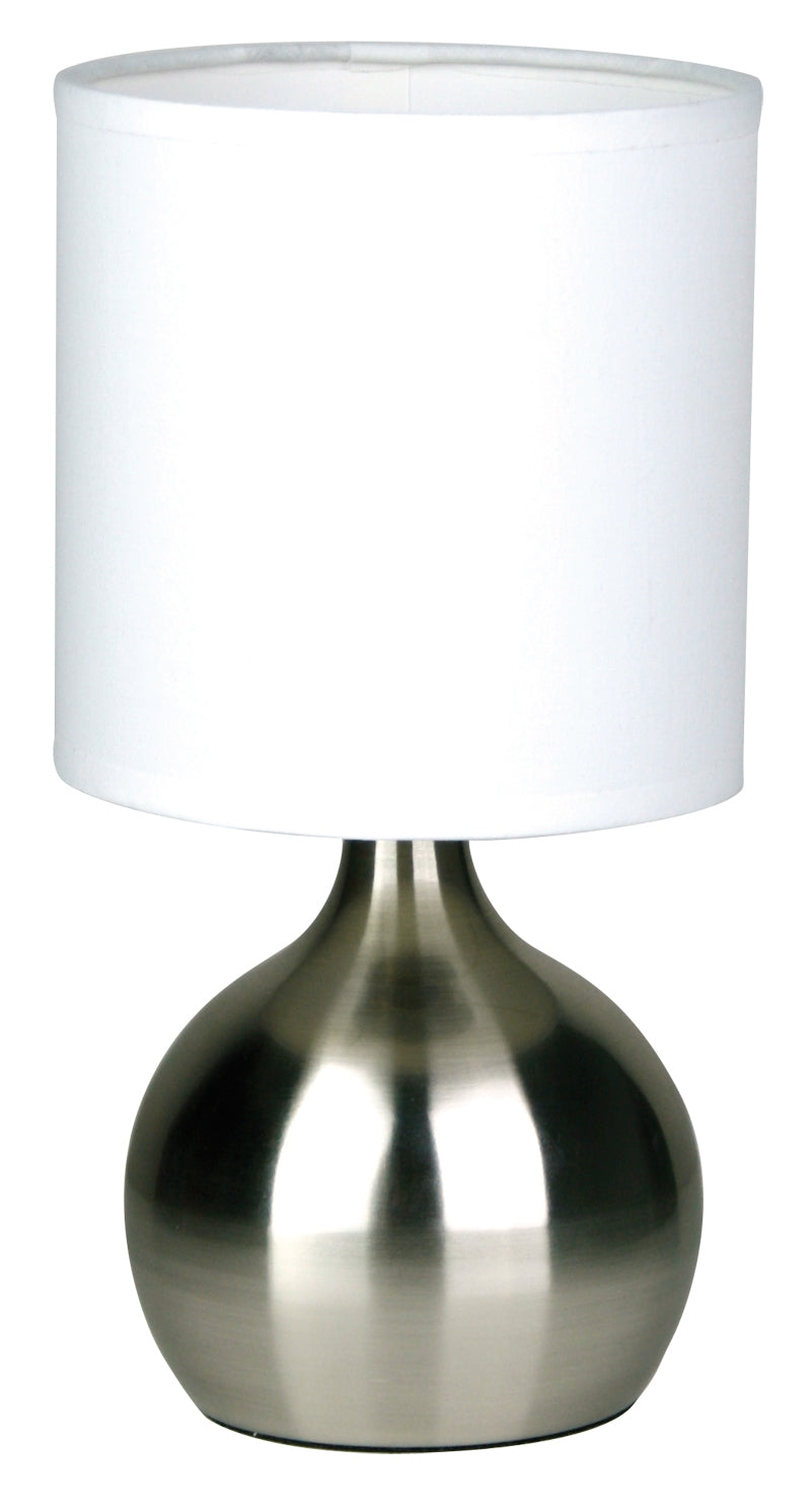 LOTTI TOUCH LAMP BRUSHED CHROME