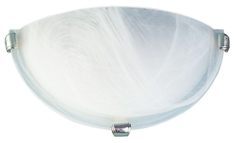 REMO 30cm UPLIGHTER ALABASTER /BR.CHROME