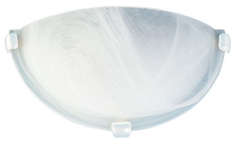 REMO 30cm UPLIGHTER ALABASTER/ WHITE