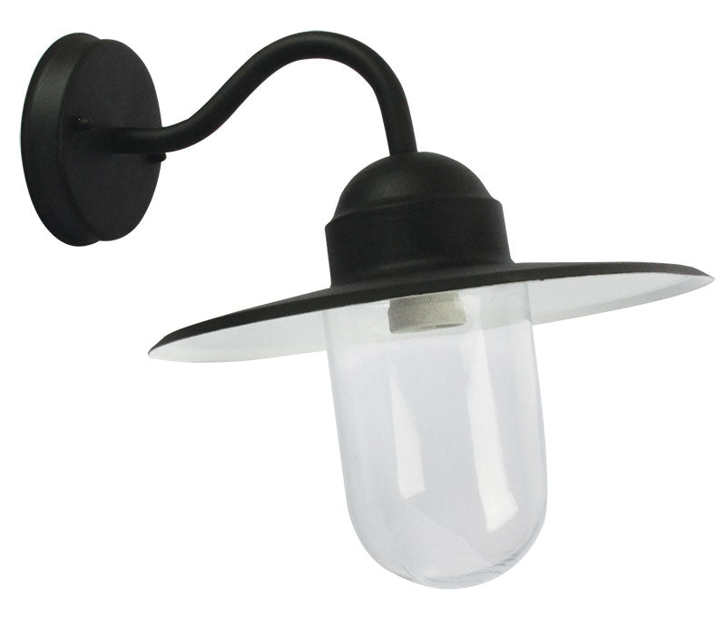 ALLEY OUTDOOR WALL LIGHT BLACK