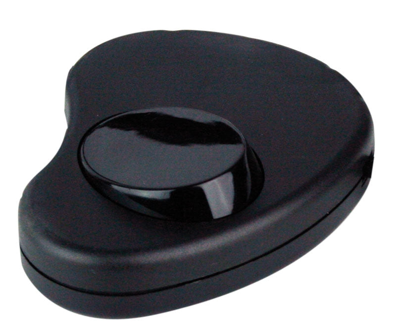 250V IN-LINE FOOT SWITCH BLACK