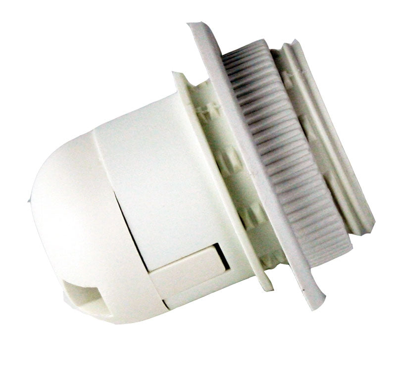 LAMPHOLDER - WHITE ES/E27 10mm ExtThread