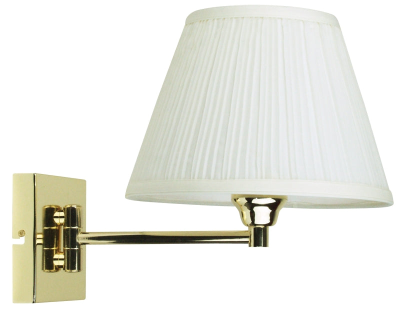 SWINGLEY WALL BKT (SWING ARM) POL. BRASS