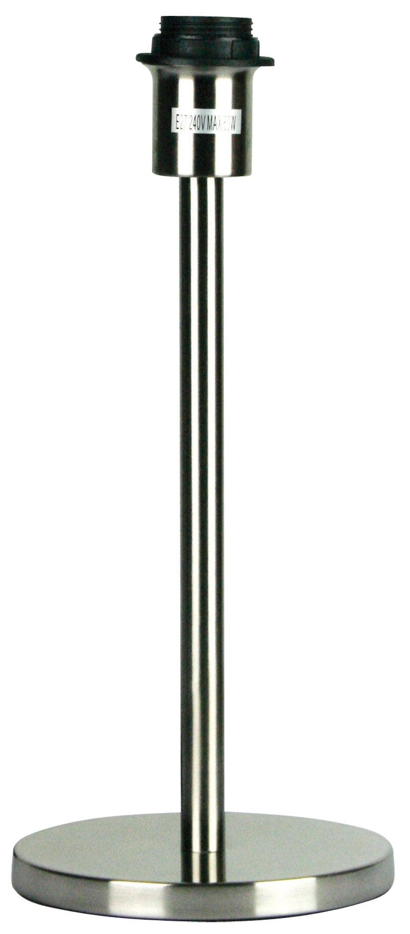 SPOKE 35 TABLE LAMP BASE BRUSHED CHROME