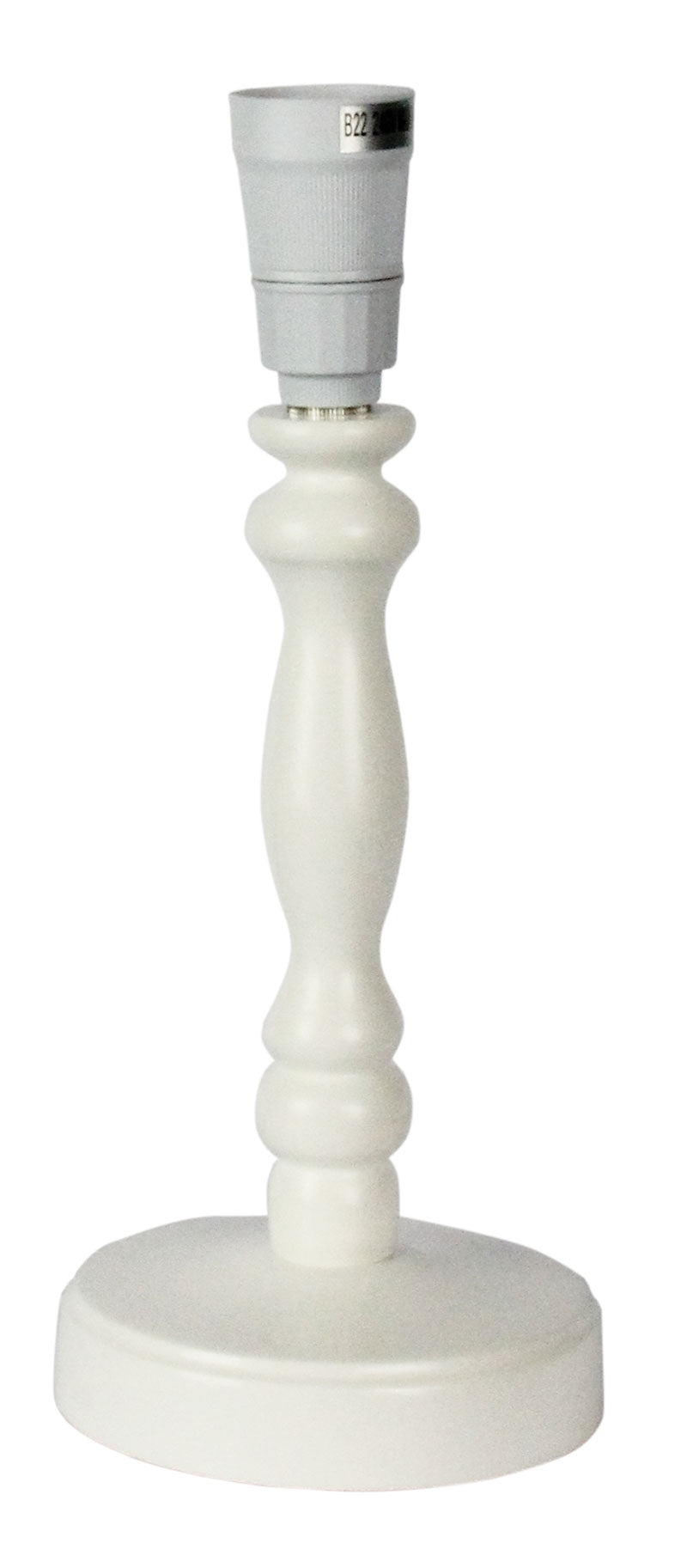 ROSALIE 27 TABLE LAMP BASE ONLY WHITE