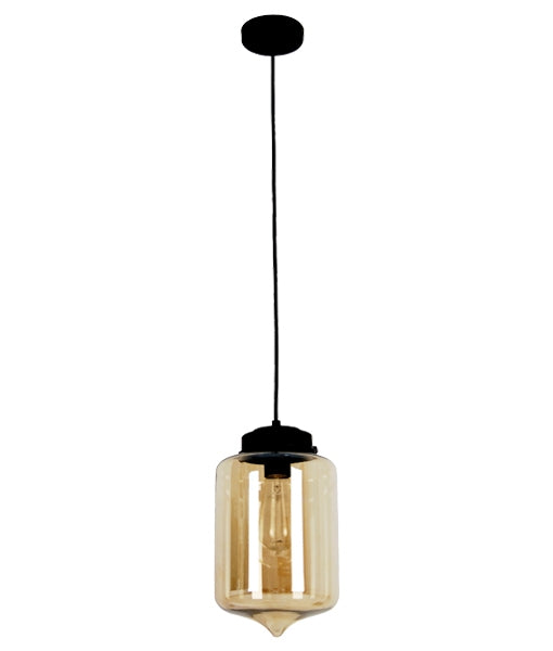 TIPPLED AMBER GLASS MASON4
