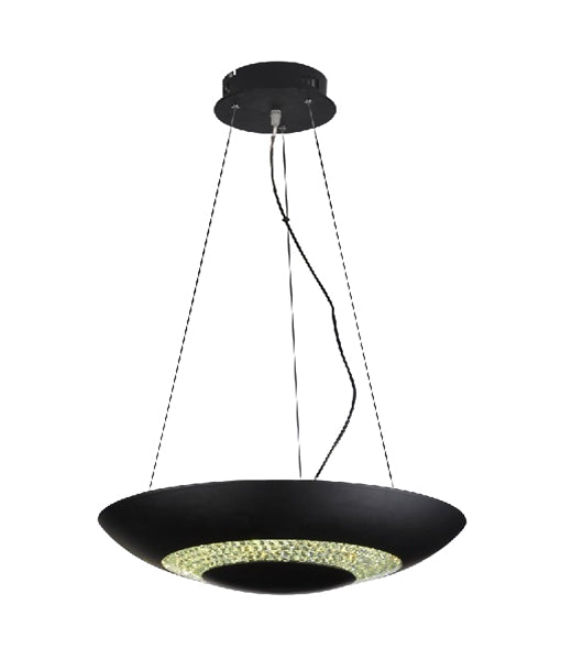 BLACK MATT LED PENDANTS PRISM-B