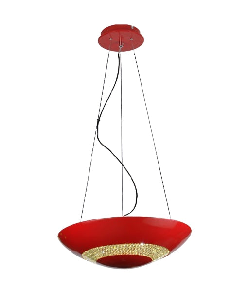 RED GLOSS LED PENDANTS PRISM-R