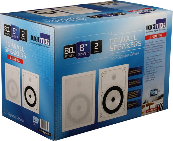 Digitek 8 Inch 2-way in Wall Speaker