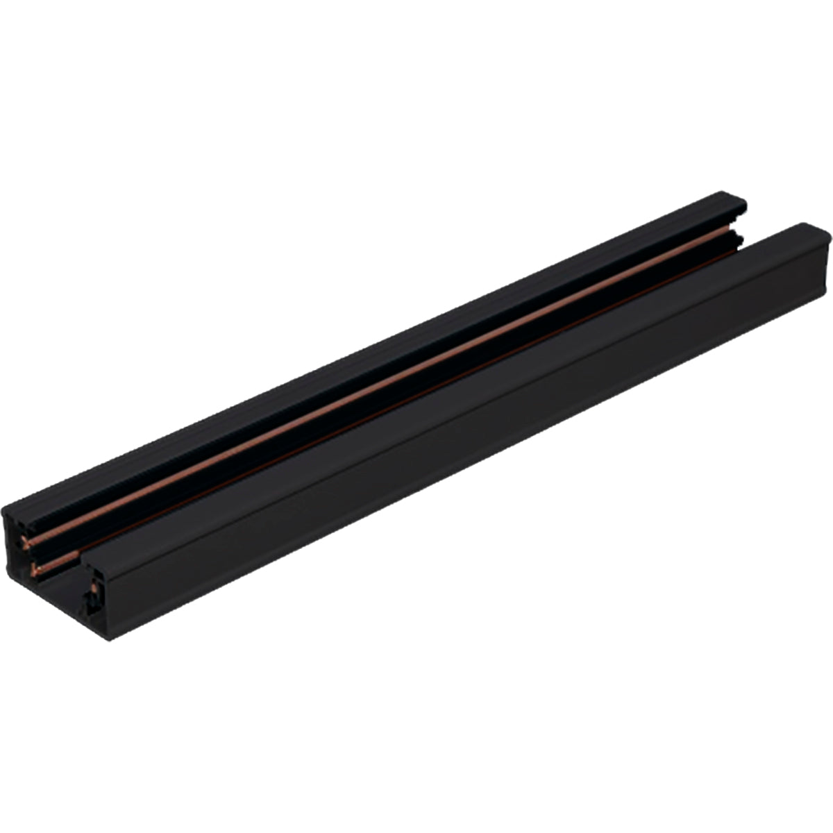TRACK 3-WIRE 1M LENGTH (19274/06) BLACK BRILLIANT LIGHTING