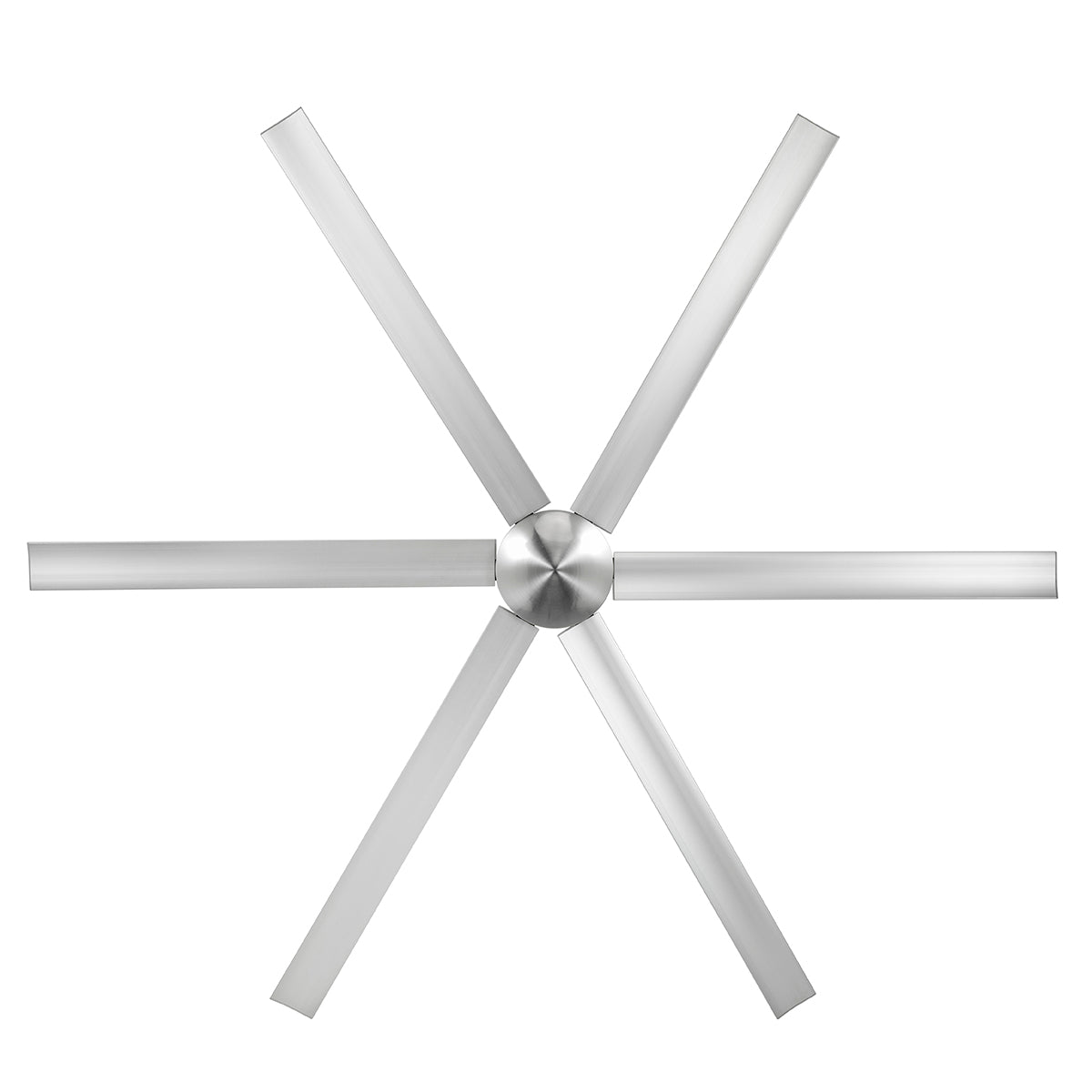 HERCULES 84" INDUSTRIAL SIZED CEILING FAN-SATIN NICKEL 20073/13 BRILLIANT LIGHTING
