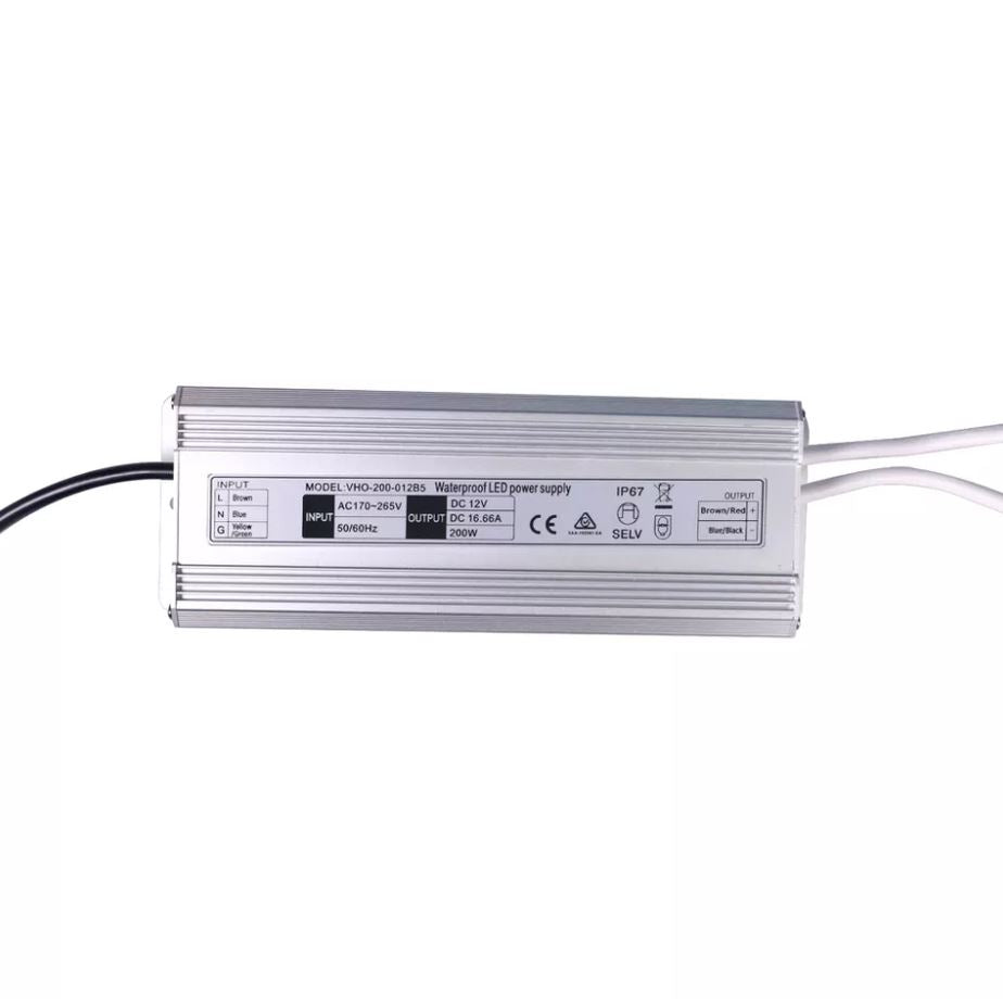 200w LED Diver 12v dc ip67