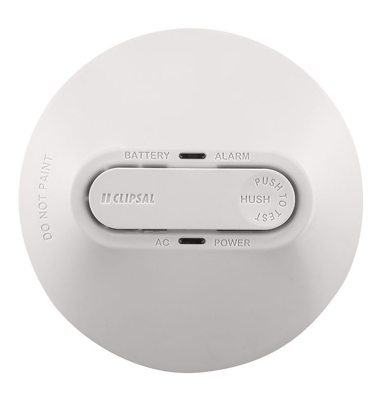 Clipsal PhotoElectric Smoke Detector Alarm Fire 755PSMA4 Photo Electric 240v