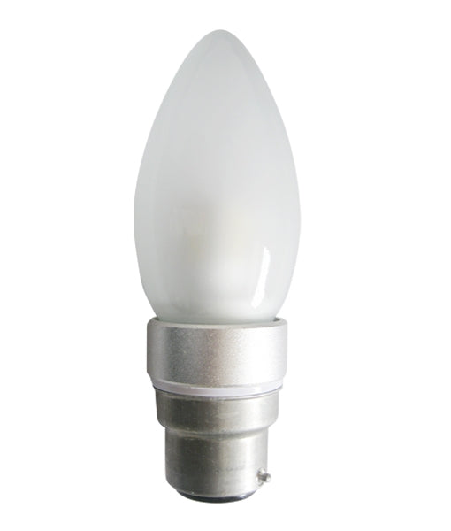 CLA LIGHTING 4W Candle LED GLOBE FROSTED BC NW 5000K CAN14