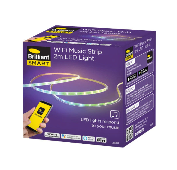 SMART 2M RGB MUSIC STRIP LIGHT - 21887