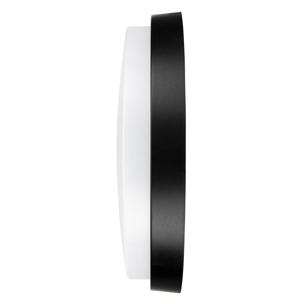 Welby Round LED Bunker Light Black - 22010/06