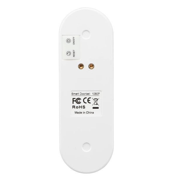 BRILLIANT SMART DEACON DOORBELL & CHIME - WHITE - 22063/05