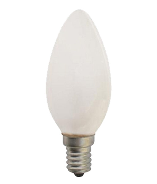 CLA LIGHTING HALOGEN GLOBE SES CANDLE 28W FR 2800K CLAHACAN28WSESFR