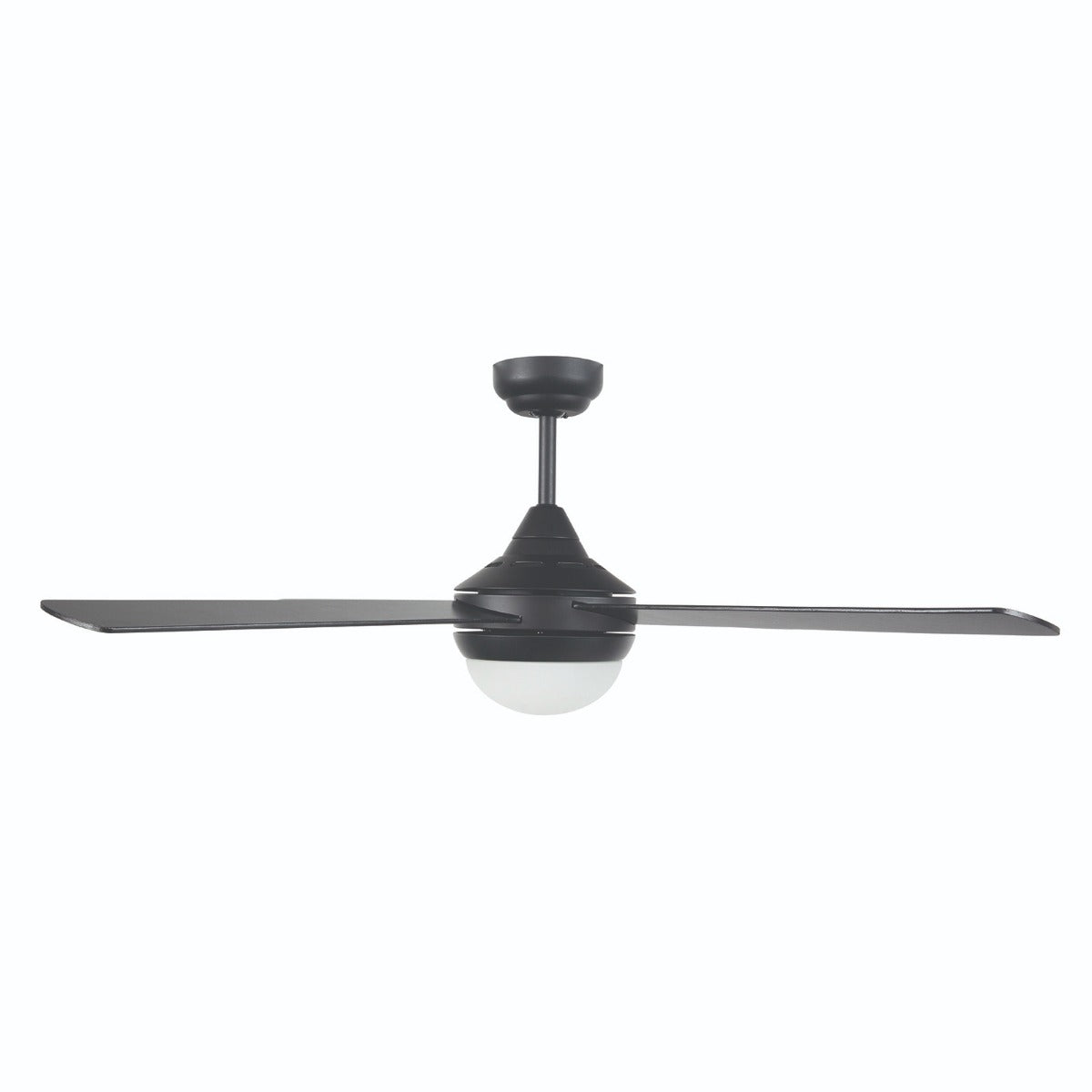 TEMPO PLUS 48" CEILING FAN WITH LIGHT BLACK-22273/06