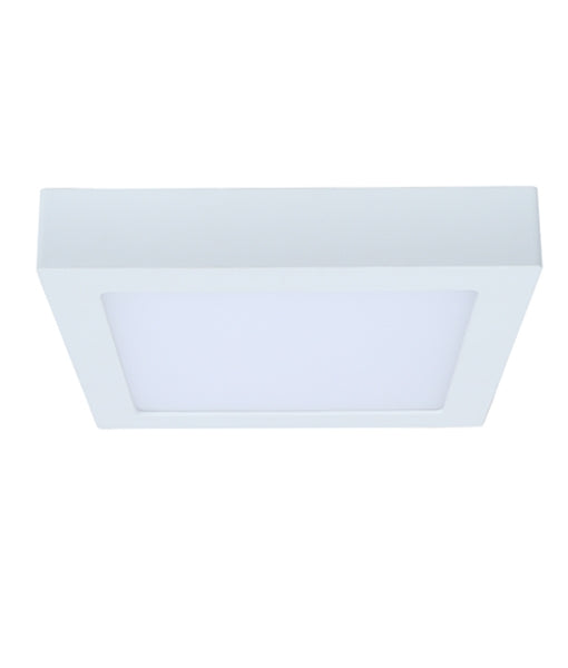 CLA Lighting Surface Mounted Ceiling Light WH SQ NW 5000K 18W 225mm IP20 SURFACE12
