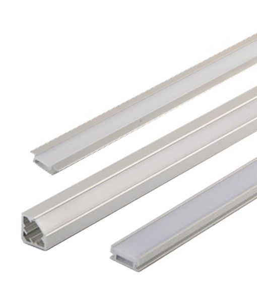 CLA LIGHTING LED CHANNEL 520mm REC AL WINGED FR COVER LEDCHAN1
