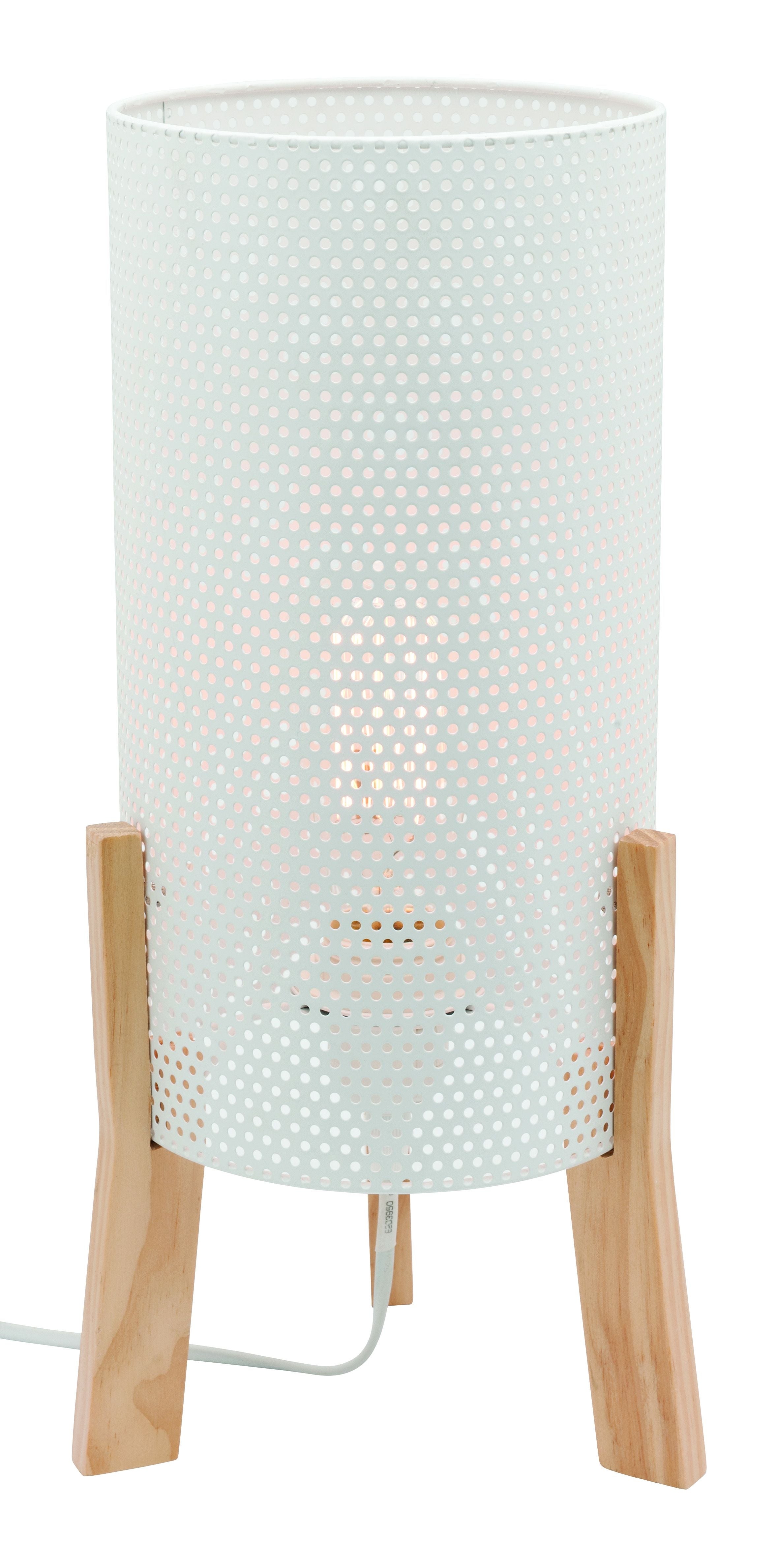 Eddile E27 Table Lamp (A33511WHT) White Mercator Lighting
