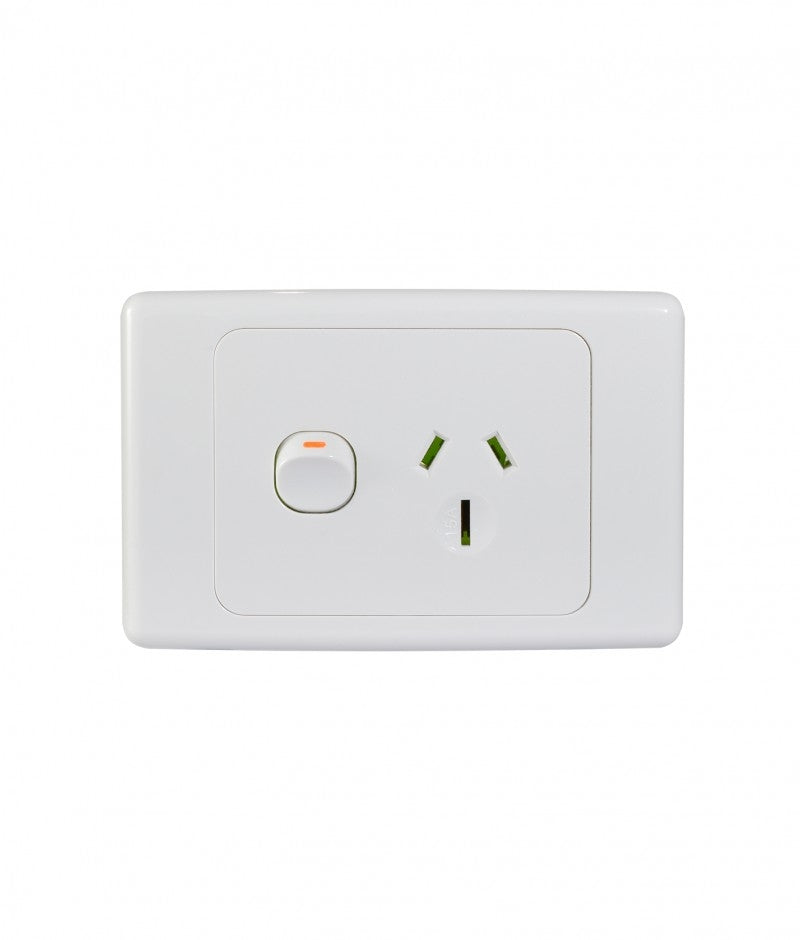 Cougar Power Point Switched 1 Gang 15A 250V (COPP151G) GSM