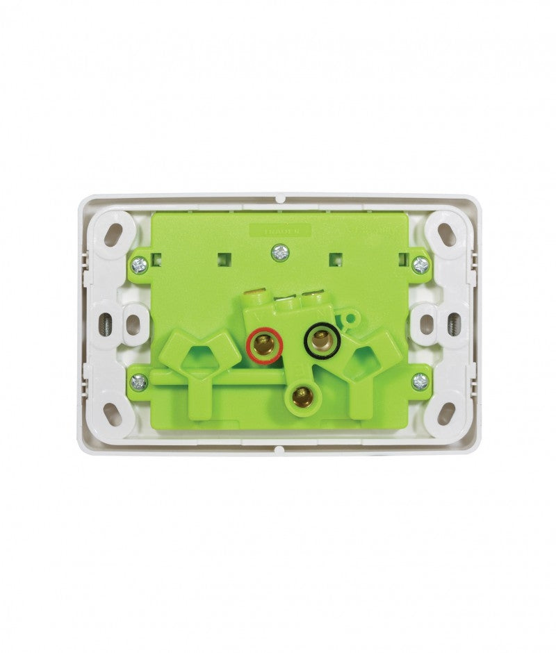 Cougar Power Point Switched 2 Gang 10A 250V (COPP2G) GSM