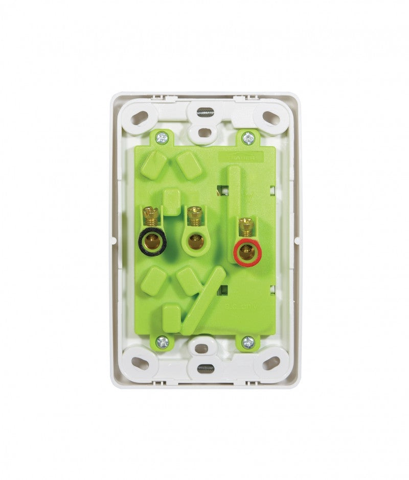 Cougar Power Point Switched Vertical 2 Gang 10A 250V (COPPV2G) GSM