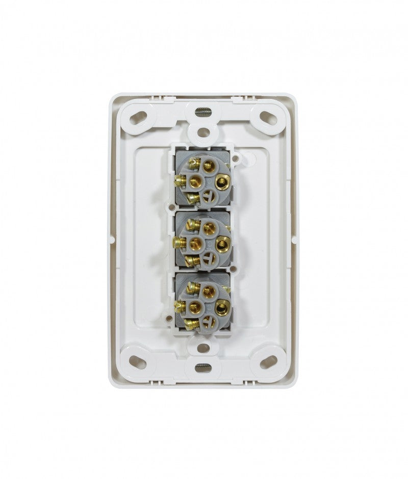 Cougar Switch Vertical 3 Gang 16A 250V (COSWV3G) GSM