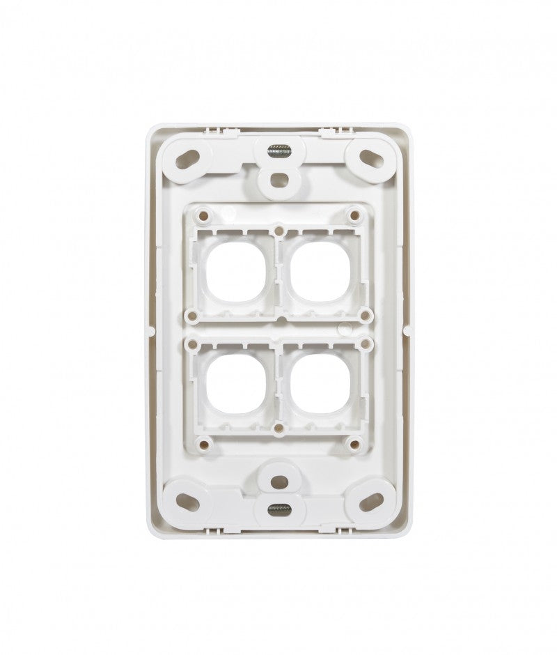 Cougar Switch Plate Vertical 4 Gang (COSWPV4G) GSM