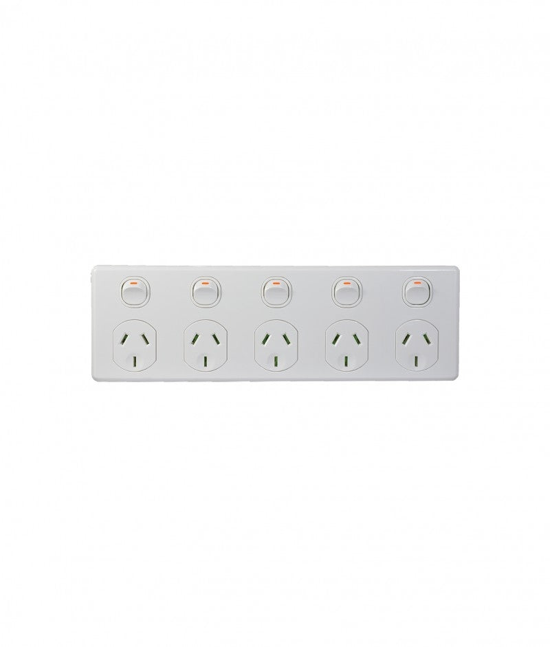 Puma 5 Gang Fixed Power Point Double Pole (PUBIG5) GSM