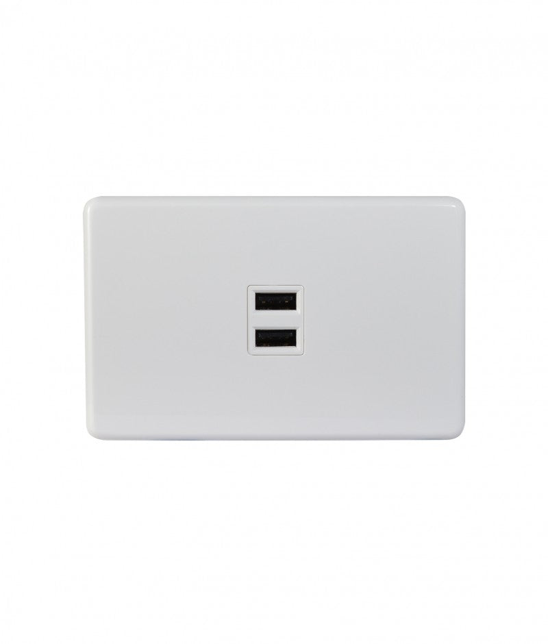 Puma Fully Integrated 3.4A Dual USB Charger Plate (PUUSB2G) GSM
