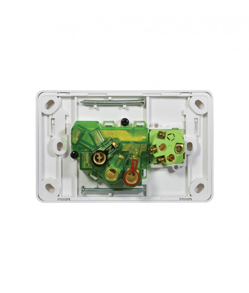 Cheetah Power Point Switched 1 Gang 10A 250V With Extra Switch 16AX/20A (CHPPSW1G) GSM