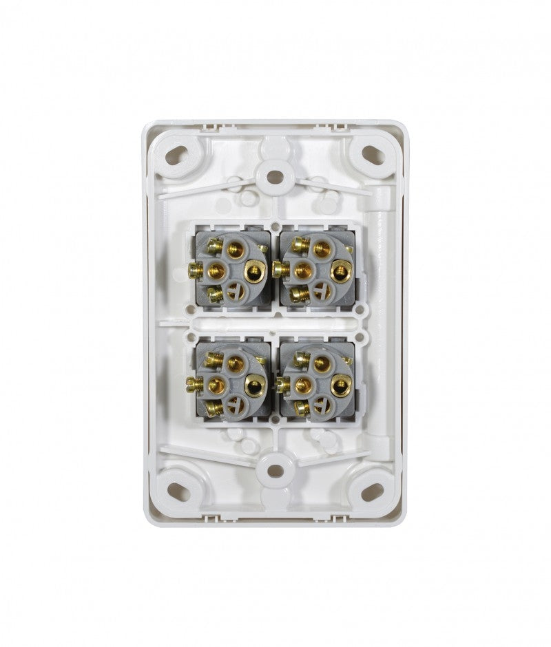 Puma Switch Vertical 4 Gang 10AX/16A 250V (PUSWV4G) GSM