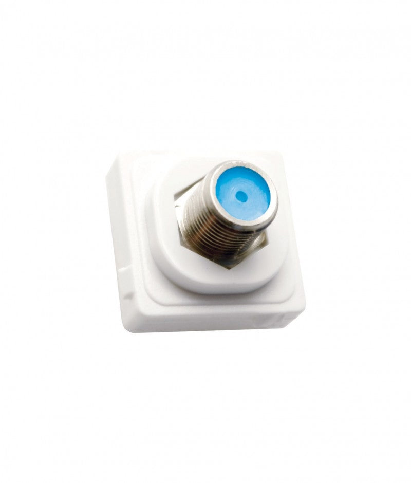 Meerkat TV Socket F to F Type Connection Modular Clip Foxtel Approved (METVFFCMFX) GSM