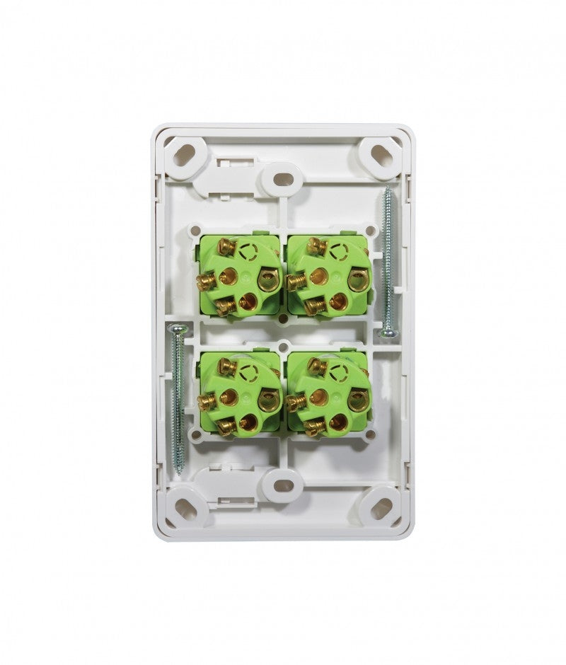 Cheetah Switch Vertical 4 Gang 16AX/20A 250V (CHSWV4G) GSM