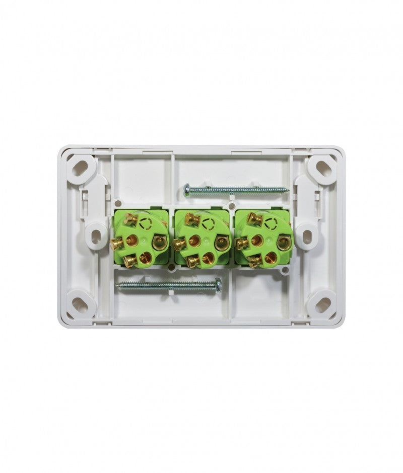 Cheetah Switch Horizontal 3 Gang 16AX/20A 250V (CHSW3G) GSM