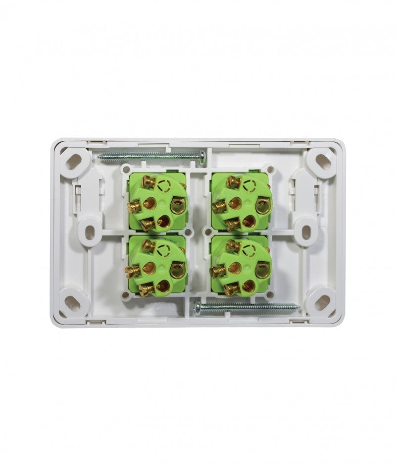 Cheetah Switch Horizontal 4 Gang 16AX/20A 250V (CHSW4G) GSM