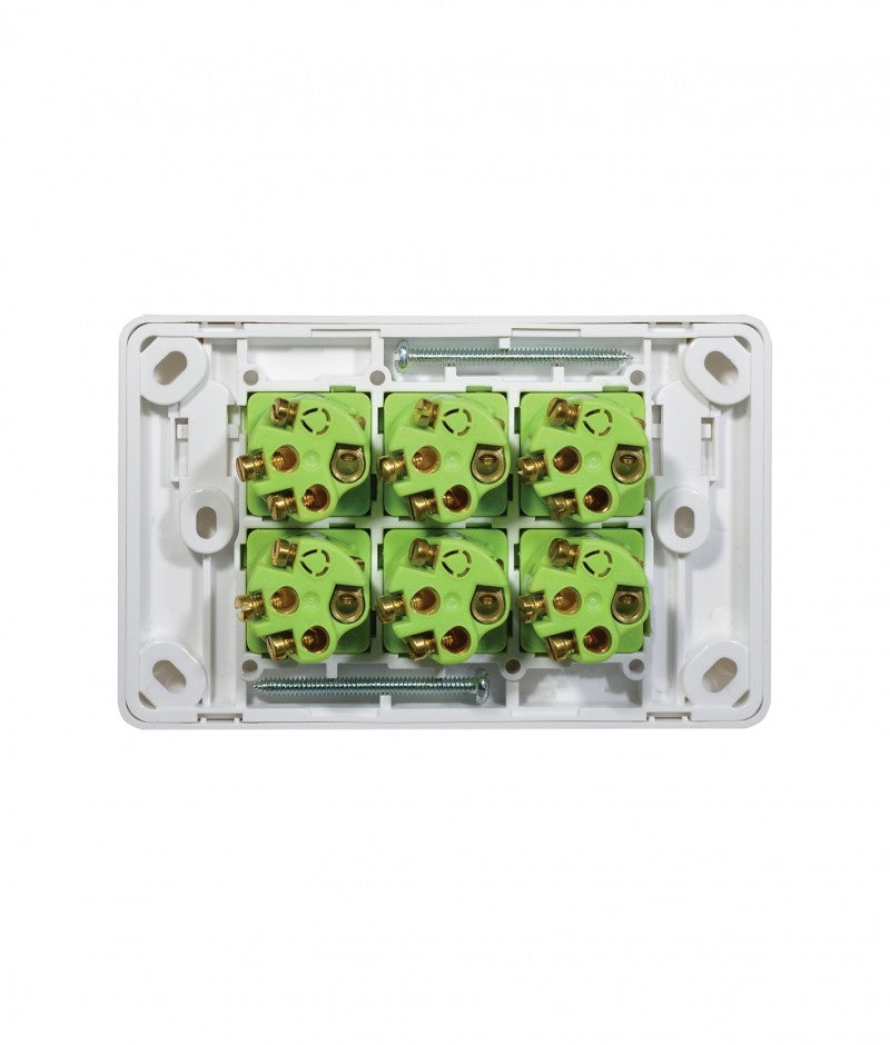Cheetah Switch Horizontal 6 Gang 16AX/20A 250V (CHSW6G) GSM