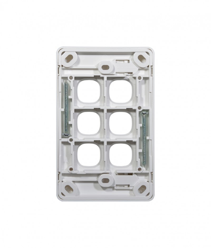 Cheetah Switch Plate Vertical 6 Gang (CHSWPV6G) GSM