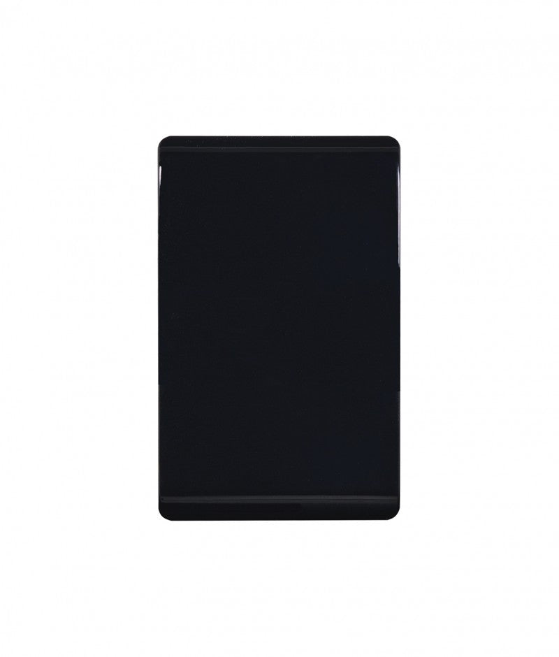 Leopard Blank Plate & Cover LESWPVXGBK Black GSM