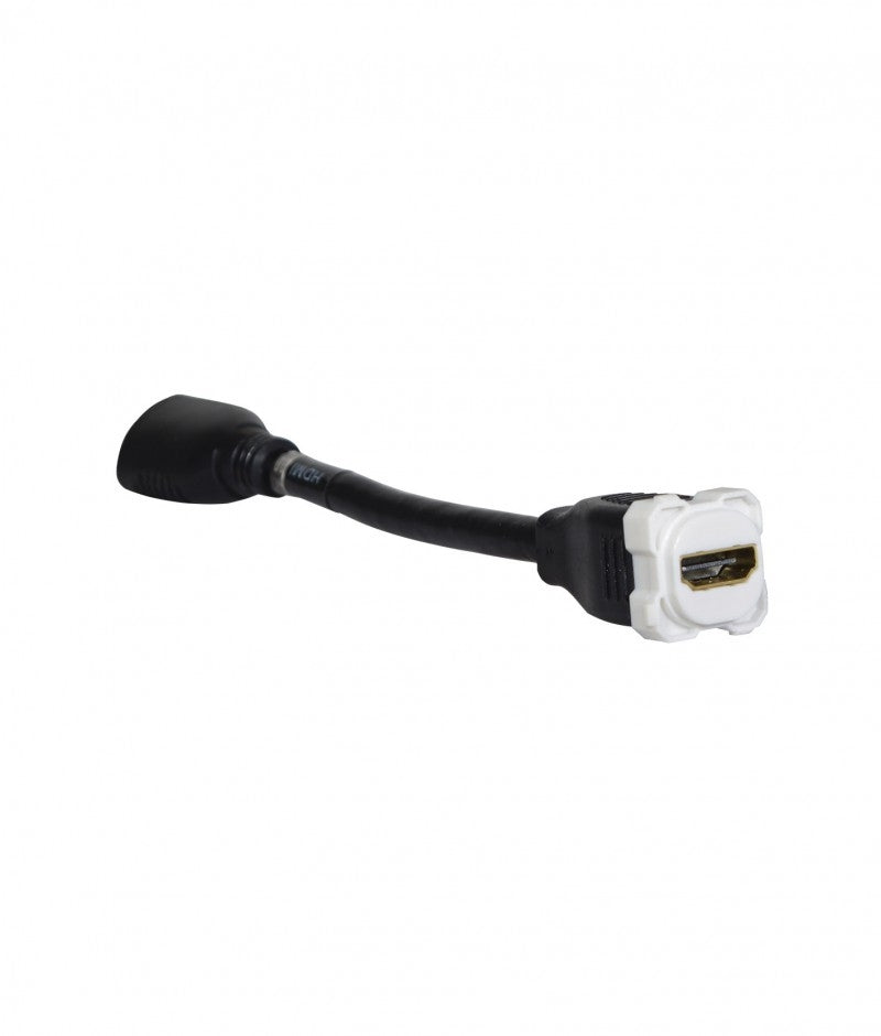 Meerkat HDMI Socket Cable Fem to Fem 18cm long (MEHDMI1) GSM