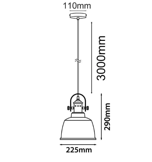 ALTA pendant light Matt Black ALTA2 CLA Lighting
