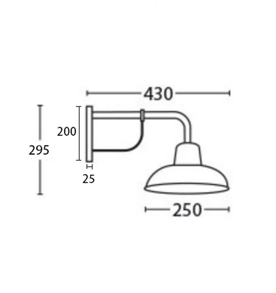 WALL ES 60W MATT AGED COP DEKSEL02 Cla Lighting