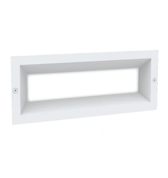 BRICKTRI LED Tri-CCT Recessed Rectangular Diffuser Wall / Brick Lights- BRICKTRI4