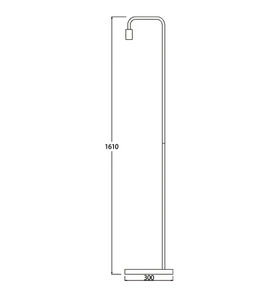 SLIM Minimalist Wood Base Slim Floor Lamps SLIM-F1