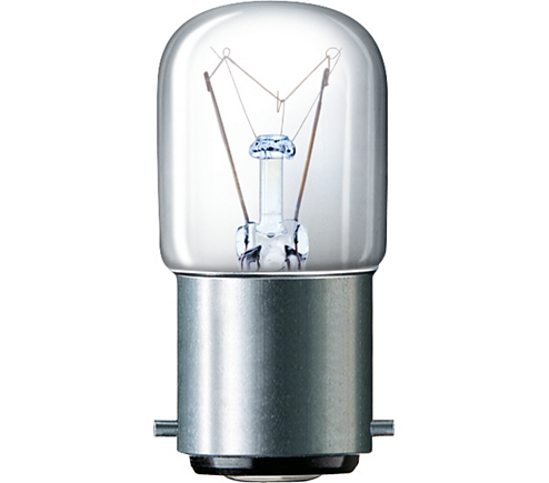 Philips Deco 15W B22 230-240V T25 CL 2BC/5  2PK - 925350544401